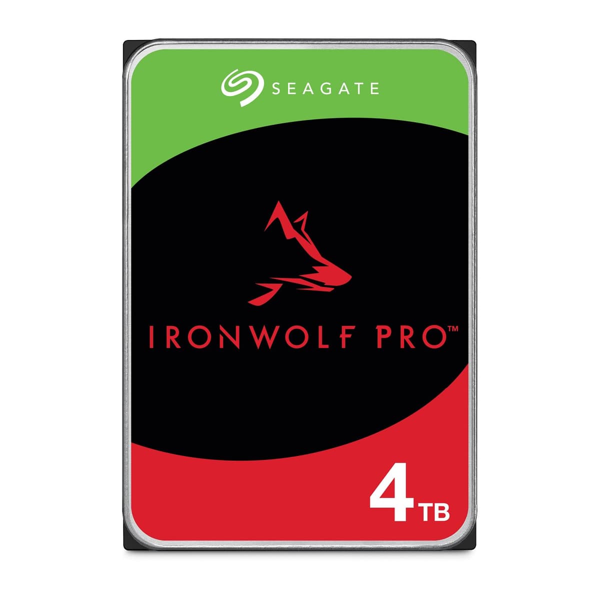 Seagate IronWolf Pro 4TB, Enterprise Internal NAS HDD, CMR, 3.5 Inch, SATA 6GB/s, 7.200 RPM, 256MB Cache for RAID NAS, Data Rescue Services, Frustration Free Packaging (ST4000NTZ01)