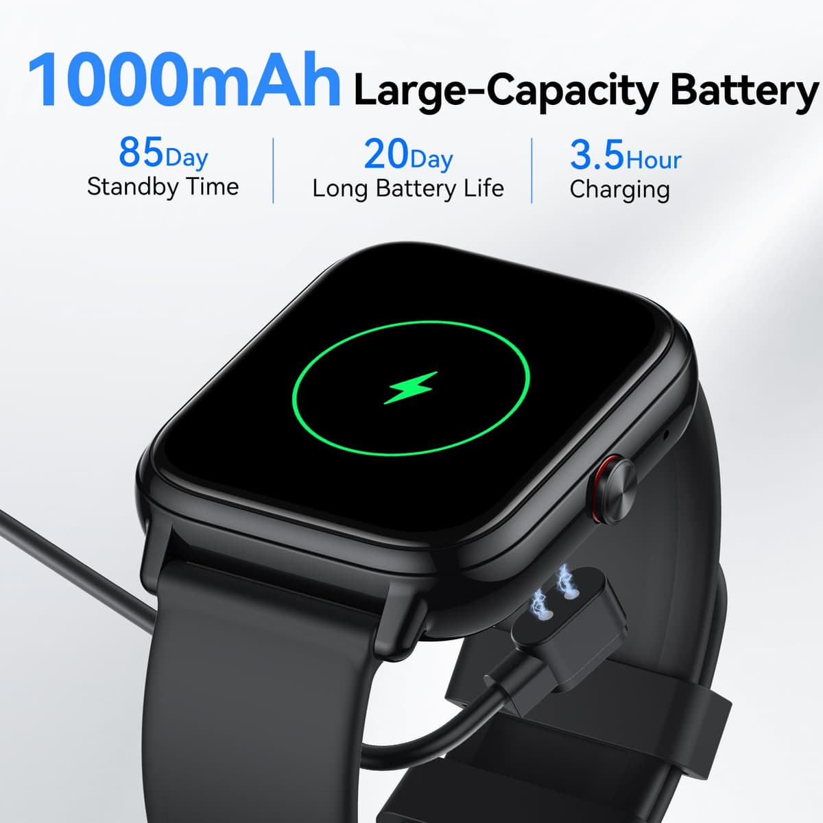 Smart Watch for Men Women, 2026 Smart Watch 20 Days Battery, Answer Dial Call Smartwatch 1.83" Fitness Trackers with Heart Rate/Sleep/Fitness Monitor IP68 Waterproof Activity Tracker for Android iOS — view 5