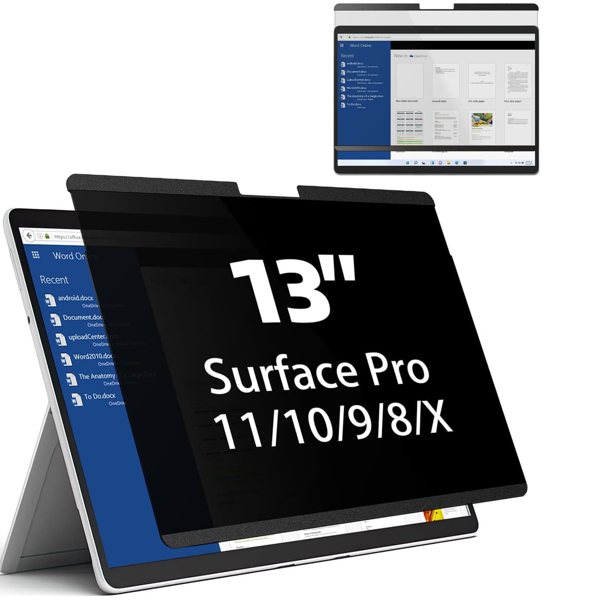 Mamol Magnetic Privacy Screen for 13.5 Inch Surface Laptop 6/5/4/3/2/1, Removable Anti Spy Glare Blue Light Filter, Microsoft Surface Laptop Privacy Screen Protector 13.5 in — view 17