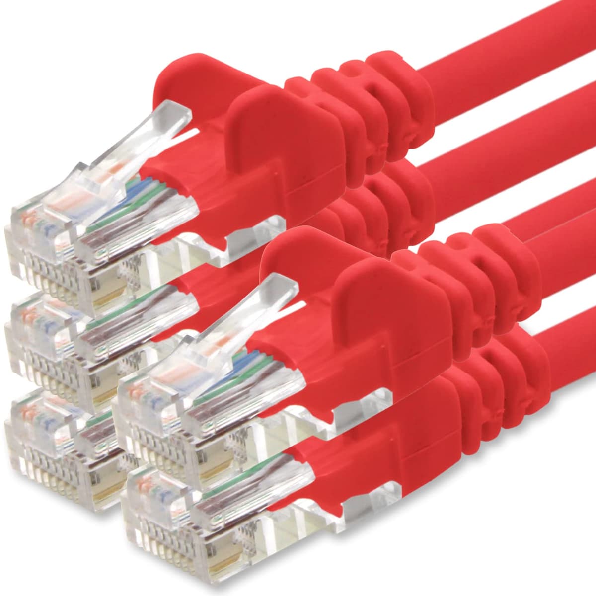 1aTTack.de 0.25m - black - 10 pieces - (PACK) - CAT.6 CAT6 Ethernet LAN network cable 1000 Mbit/s patch cable — view 63