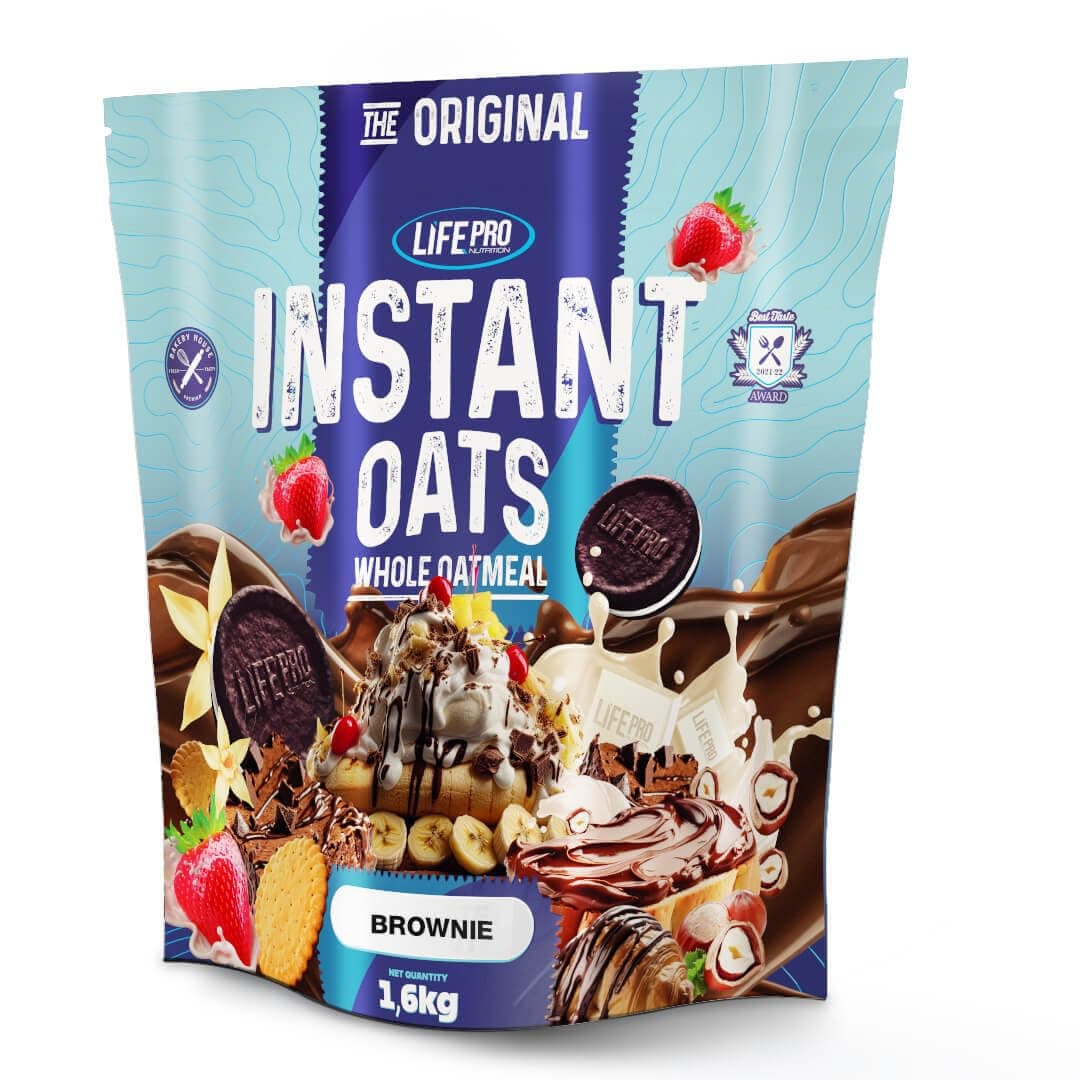 Life Pro Fit Food Instant Oats Premium 1.6kg | Carbohidratos de liberación lenta | Harina integral de avena (CHOKREO-NUTS) — view 5