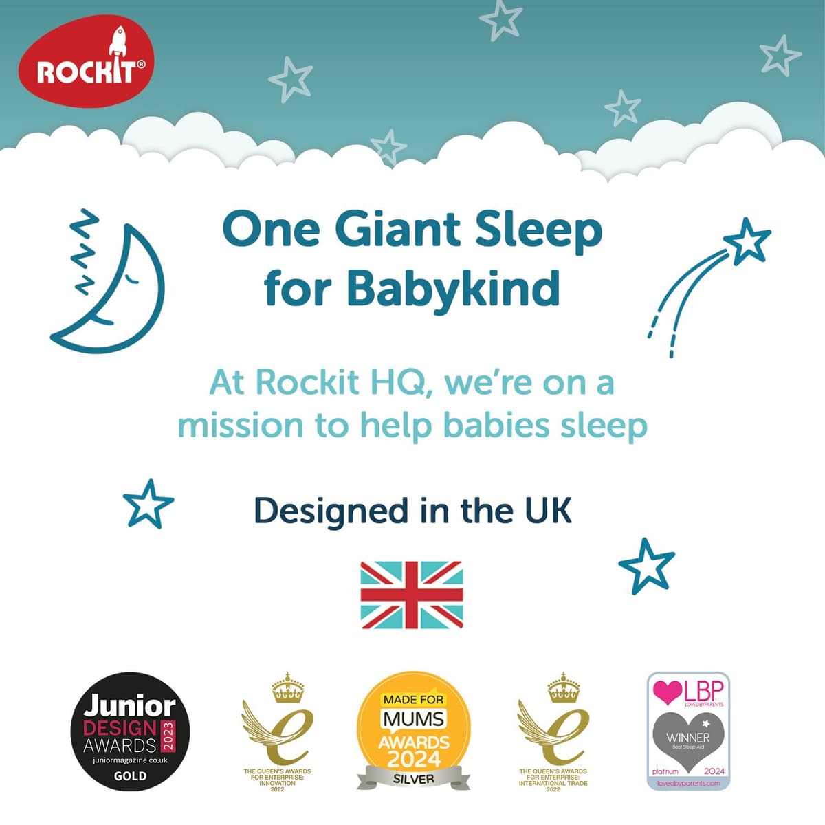 Rockit Portable Baby Rocker (AA Battery Version). Fits Any Stroller, Pram, Pushchair or Buggy — view 9