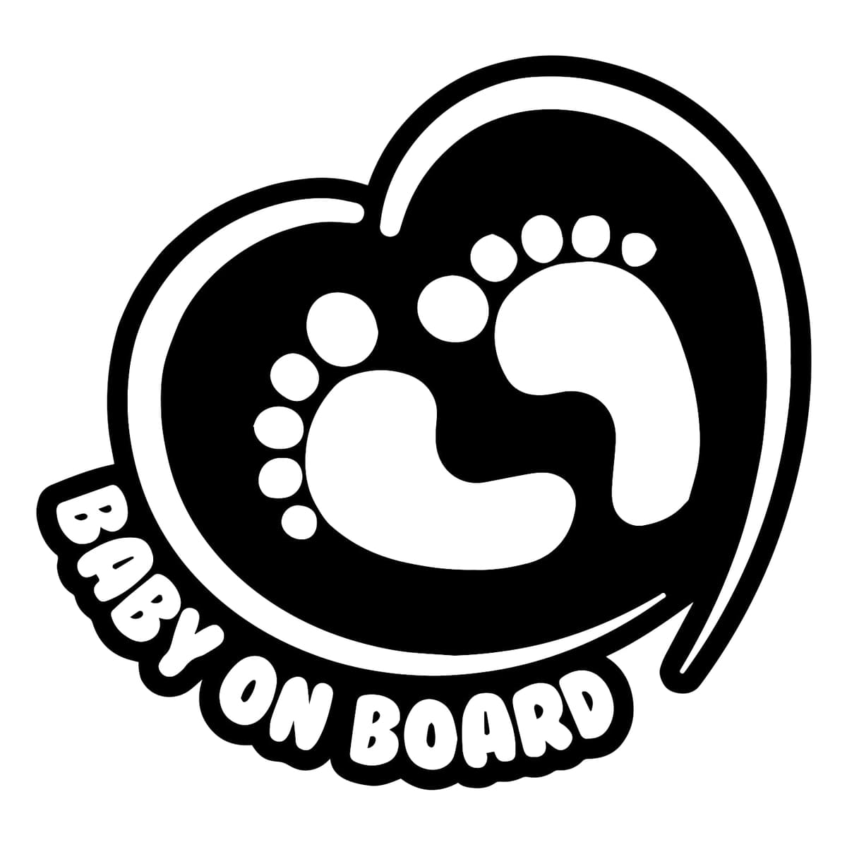 TOTOMO # ALI-020 Etiqueta adhesiva de bebé a bordo Signo de aviso de seguridad para autoventa - Seeling Baby Boy — view 19