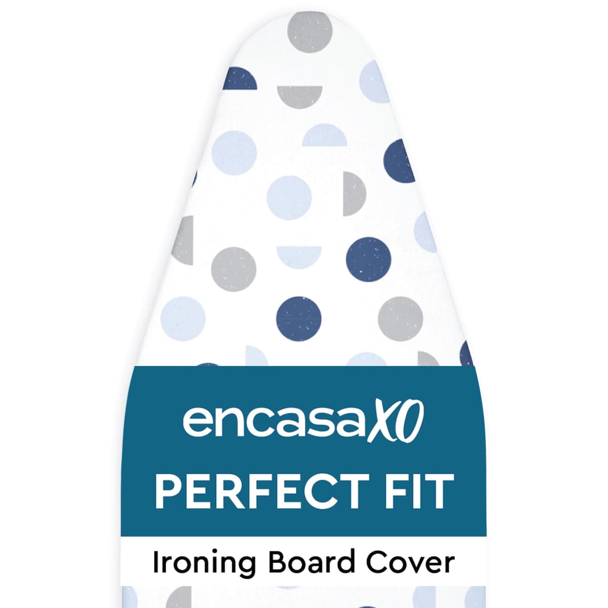 Encasa XO Ironing Board Covers and pad 125x46 cm- Thick 3mm Felt Padding, Drawstring Tightening & Lock, Heat Reflective, Scorch & Stain Resistant, for Wide Ironing Board - Big Leaves Green — view 12