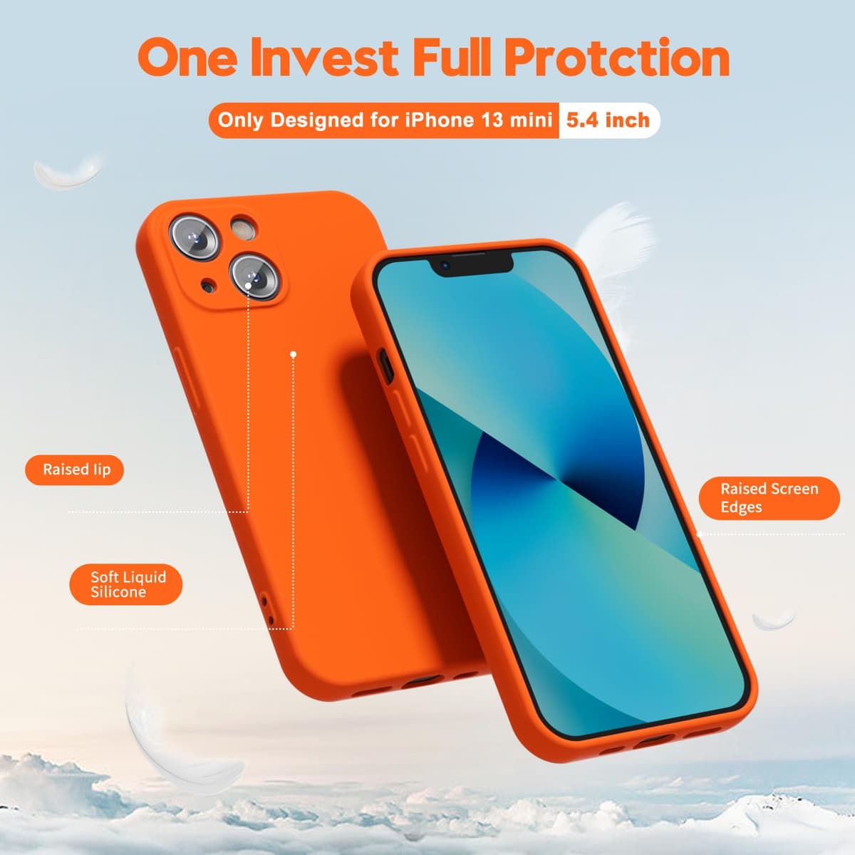 oakxco for iPhone 17 Pro Max Phone Case Liquid Silicone, Cute Thin Slim Grip Soft Rubber Gel for Women Men, Smooth Matte TPU Plain Solid Color Girly Simple Case with Camera Cover, Light Pink — view 1038