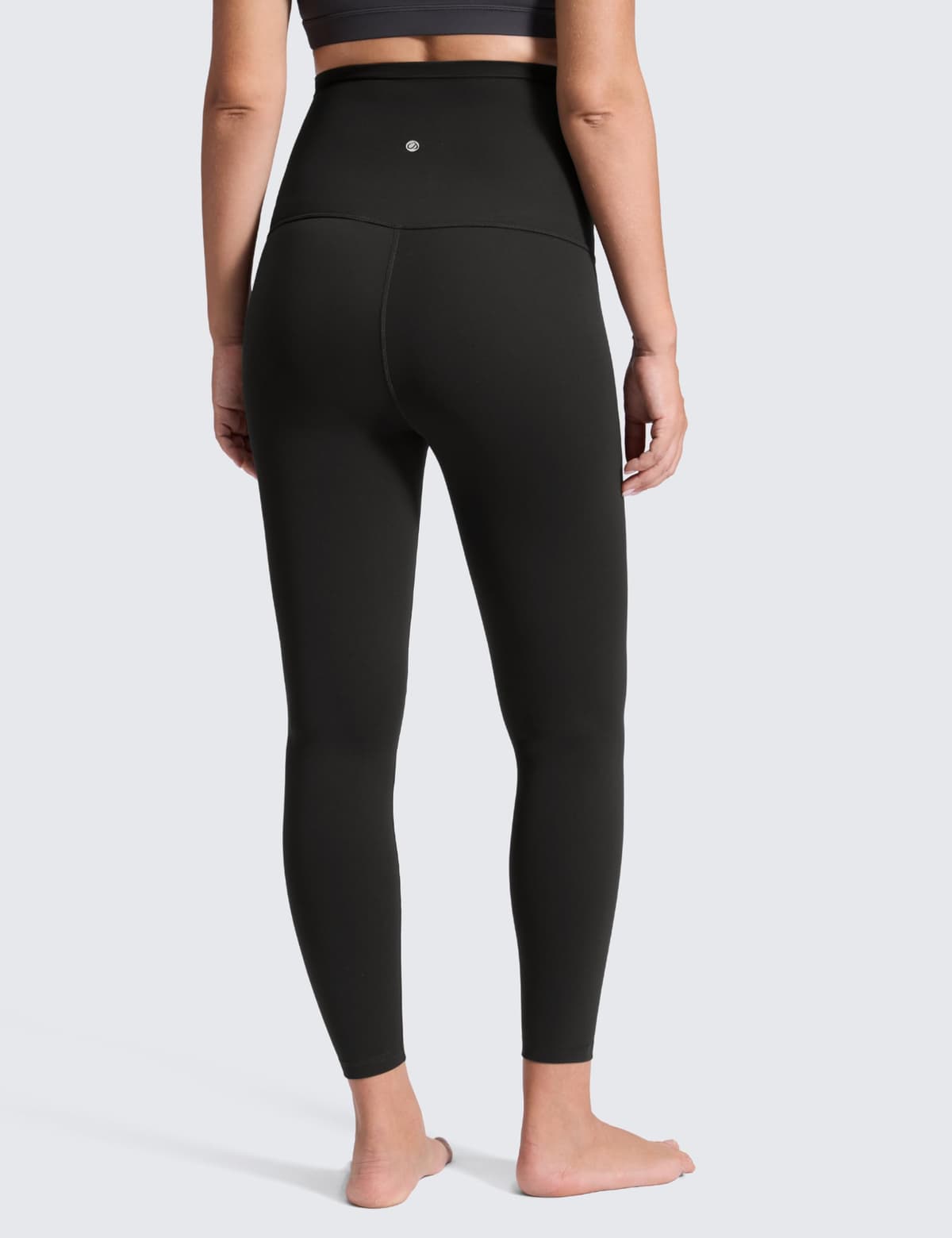 CRZ YOGA Women's Butterluxe 25" Maternity Leggings - Over Bump Workout Leggings Pregnancy Soft Belly Support Yoga Pants — view 2