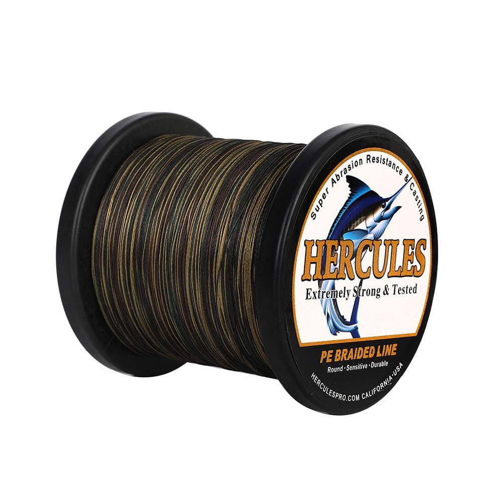 Hercules Sedal Trenzado de 4 Hilos, 100-2000 m, 6-100 LB, Súper Suave, Polietileno, Multifilamento Hilo Trenzado de Pescar en el mar y en el Agua