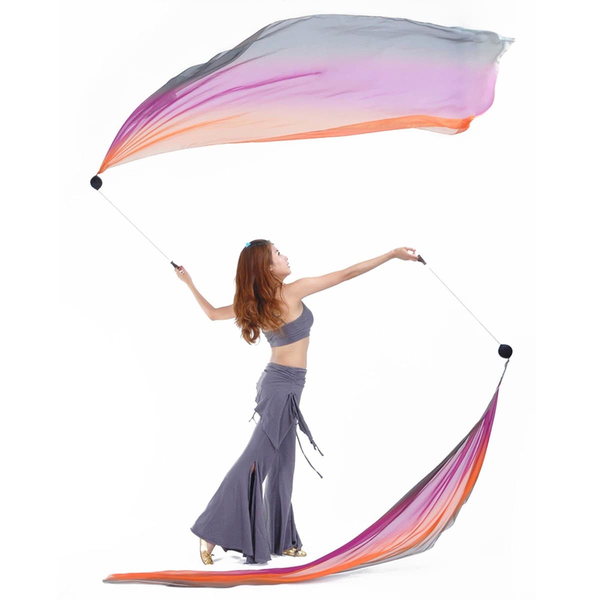 Kit de Bolas de Poi de Seda para Espectáculos de Danza — view 4