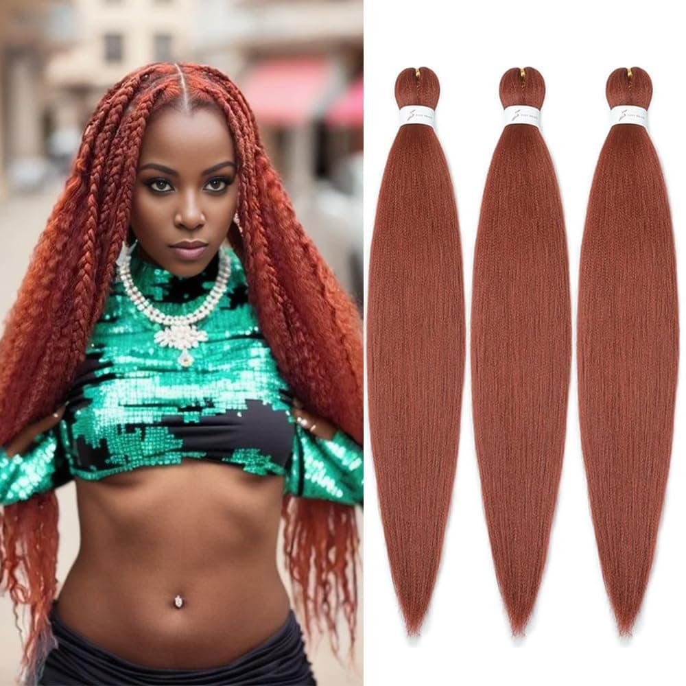 YDDM Capelli Per Treccine Africane Azul Extension Treccine Texture Yaki Easy Install per Principianti 26 Pollici 3 Pezzi Capelli Leggeri e Naturali per Box Braids, Twist e Crochet — view 12