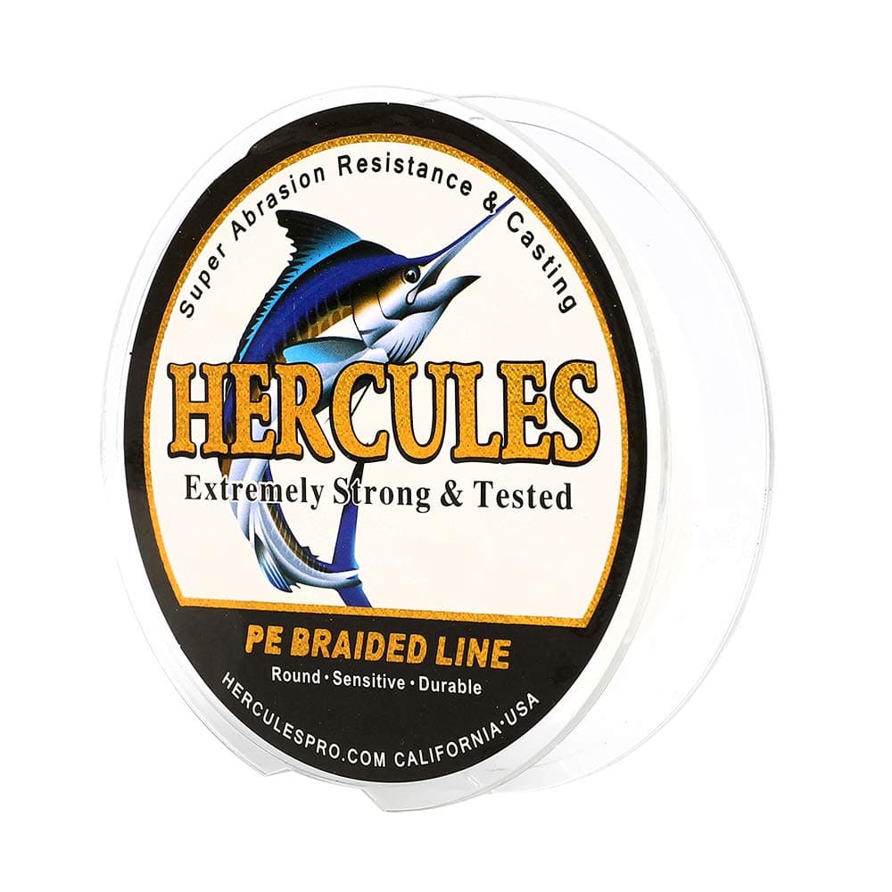 Hercules Sedal Trenzado de 8 Hilos, 100-2000 m, 10-300 LB, Súper Suave, Polietileno, Multifilamento Hilo Trenzado de Pescar en el mar y en el Agua