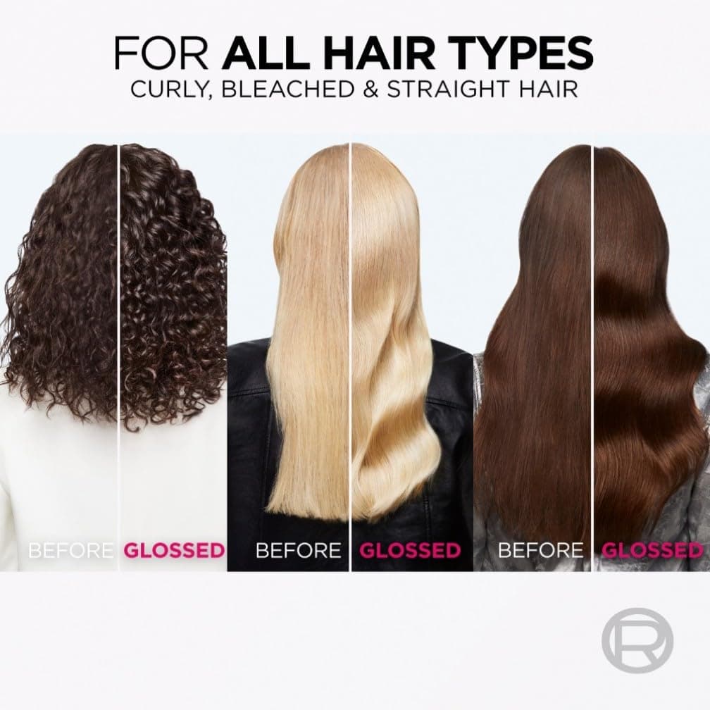 L'Oreal Paris Elvive Glycolic Gloss Shampoo, With Gloss Complex and Glycolic Acid, Fills and Seals Hair Fibres, For Long-lasting, Smooth and Shiny, Sulphate Free, Ideal for Dull Hair, 200ml — view 4
