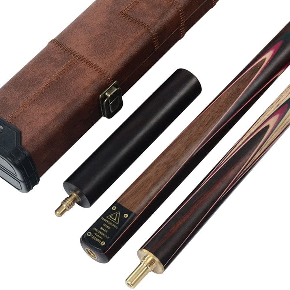 CUESOUL Taco de Snooker Clásico Artesanal 57 Inches 18 oz de Palo de Rosa con Unión 3/4 - Estuche Protector de Cuero Sintético, Culata de Palo de Rosa, Punta 9,5 mm Juego de Tacos de Snooker — view 10