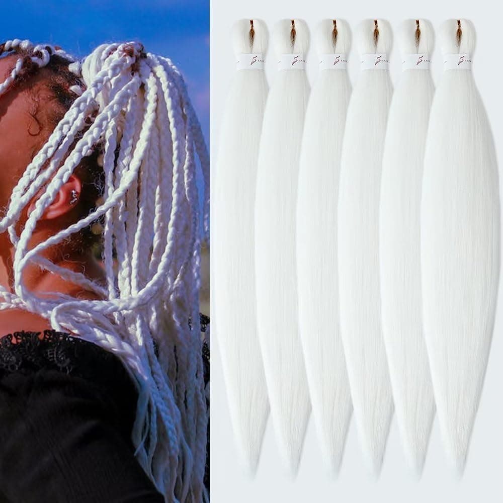 YDDM Capelli Per Treccine Africane Azul Extension Treccine Texture Yaki Easy Install per Principianti 26 Pollici 3 Pezzi Capelli Leggeri e Naturali per Box Braids, Twist e Crochet — view 56