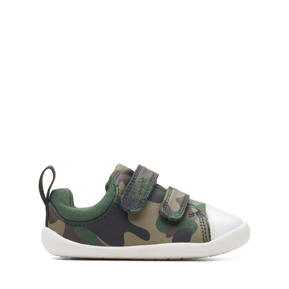 Clarks Boy's Toddler Roamer Craft Sneakers | Premium Leather | Riptape Fastening | Flexible Rubber Sole | Wide Fit Available — view 4