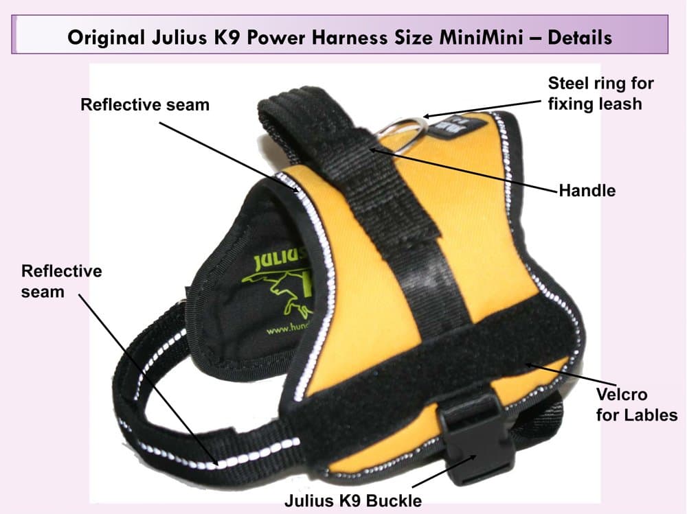 JULIUS-K9Powerharness, Size: S/Mini, Black — view 208