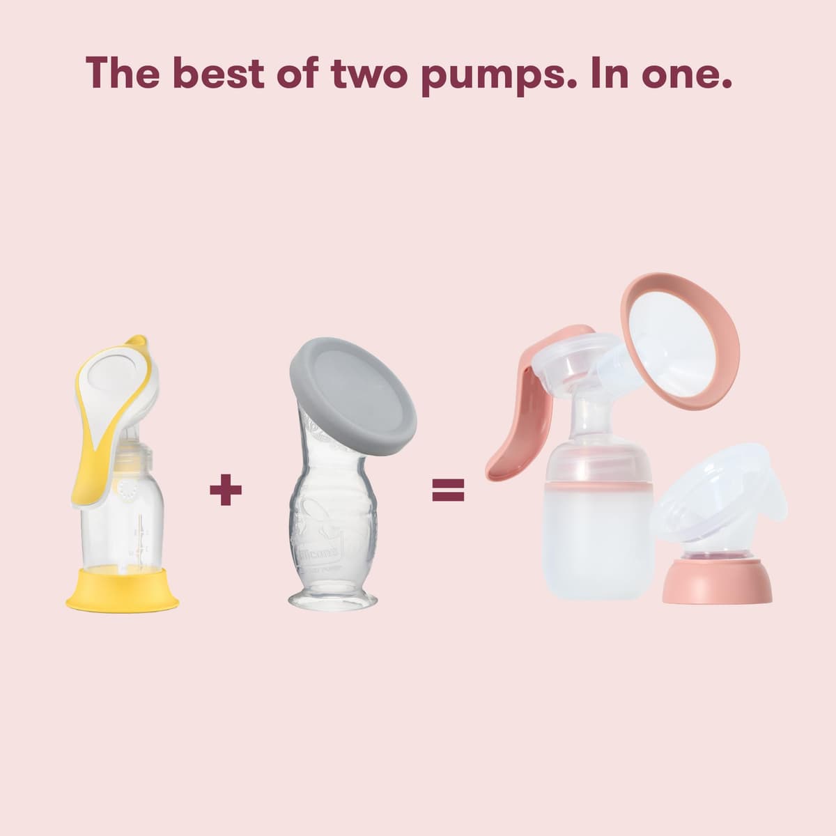 Frida Mom 2-in-1 Breast Pump: Manual Hand Pump & Hands-Free Automatic Suction Cup, Dual-Mode, Wireless Milk Collector, Ergonomic Handle, SoftFeel Flange for Breastfeeding — view 6