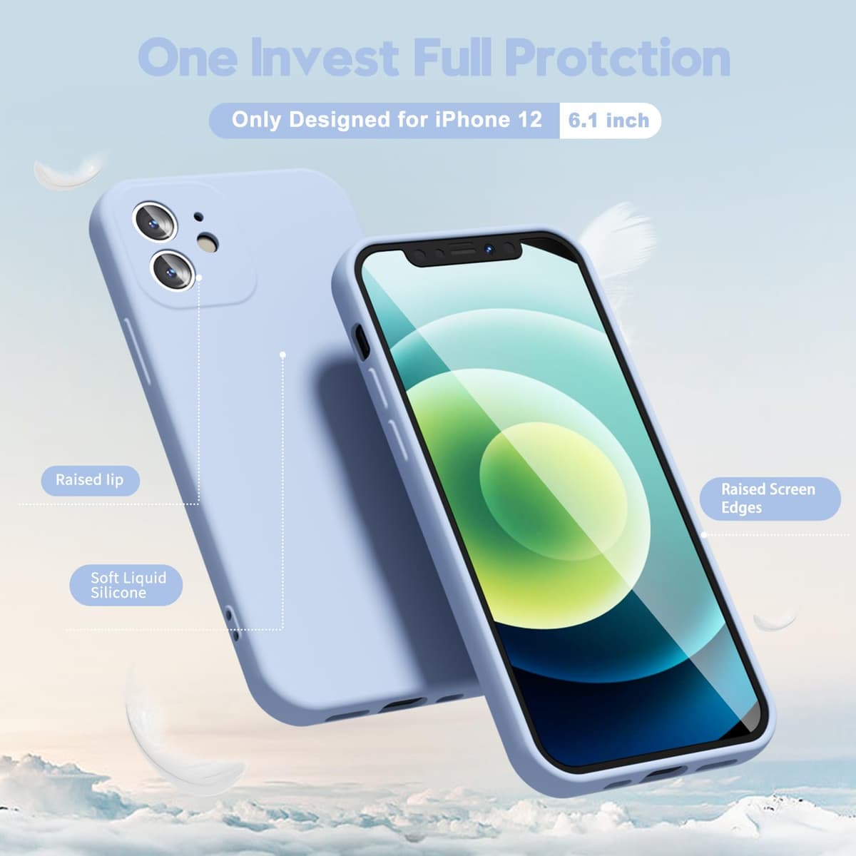 oakxco for iPhone 17 Pro Max Phone Case Liquid Silicone, Cute Thin Slim Grip Soft Rubber Gel for Women Men, Smooth Matte TPU Plain Solid Color Girly Simple Case with Camera Cover, Light Pink — view 210
