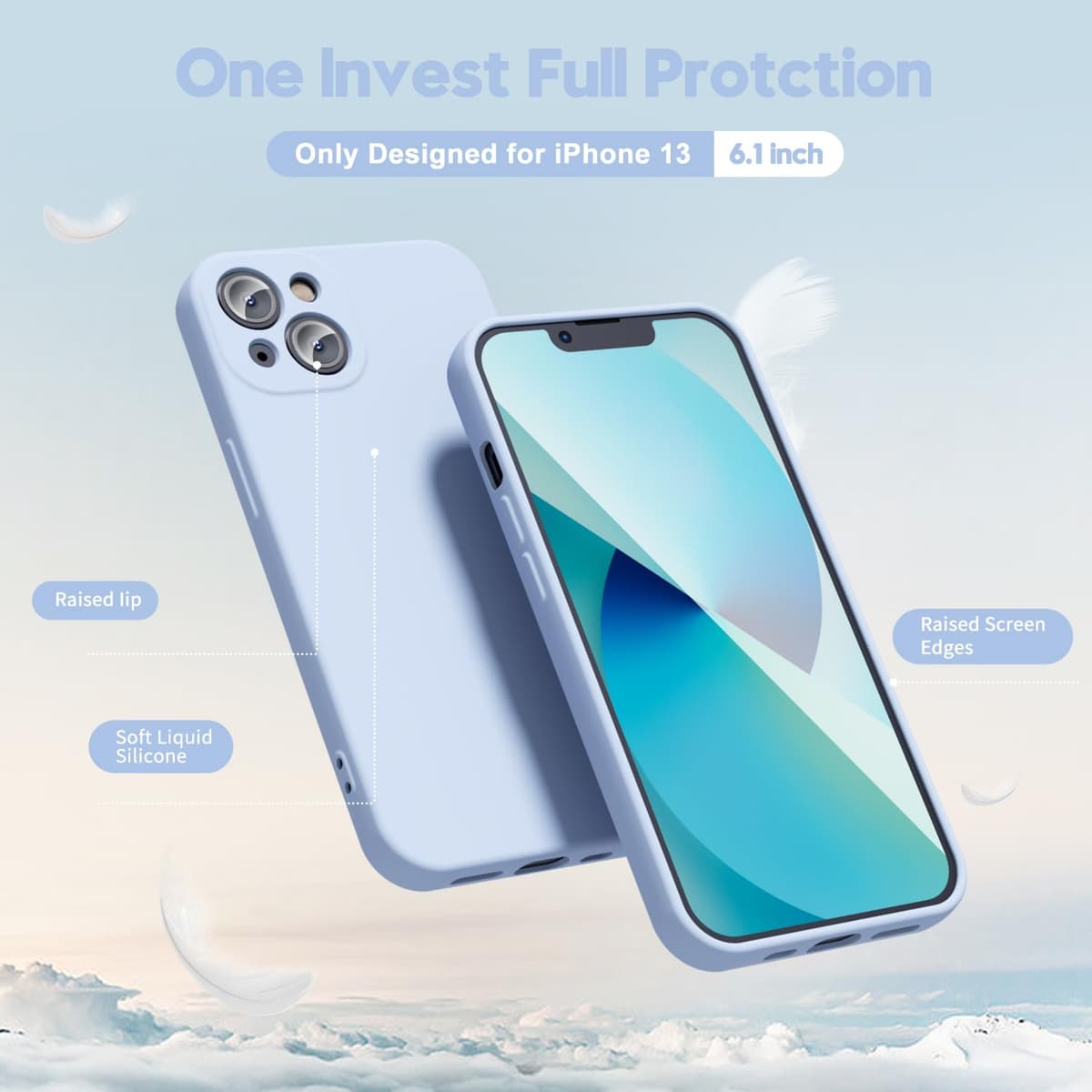 oakxco for iPhone 17 Pro Max Phone Case Liquid Silicone, Cute Thin Slim Grip Soft Rubber Gel for Women Men, Smooth Matte TPU Plain Solid Color Girly Simple Case with Camera Cover, Light Pink — view 188