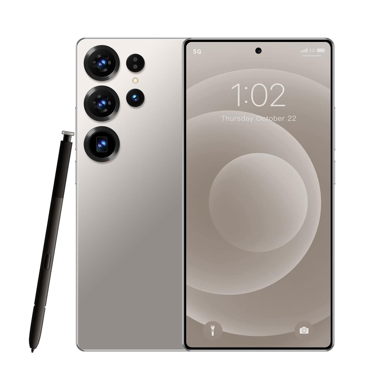 S25 Ultra 5G Unlocked Android Phones, Build in Pen, 16GB+512GB Octa Core Smartphone, Android 16 Phone, 108MP Zoom Camera, 6.9“ HD +120 Hz Screen, 7000mAh Battery, Dual SIM, Face Unlock-Silver — view 11