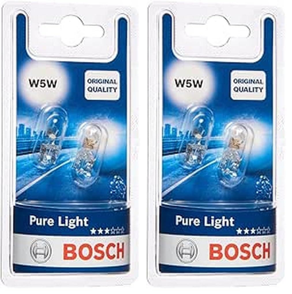 Bosch W5W (501) Pure Light Car Light Bulbs - 12 V 5 W W2,1x9,5d - 2 Bulbs — view 5