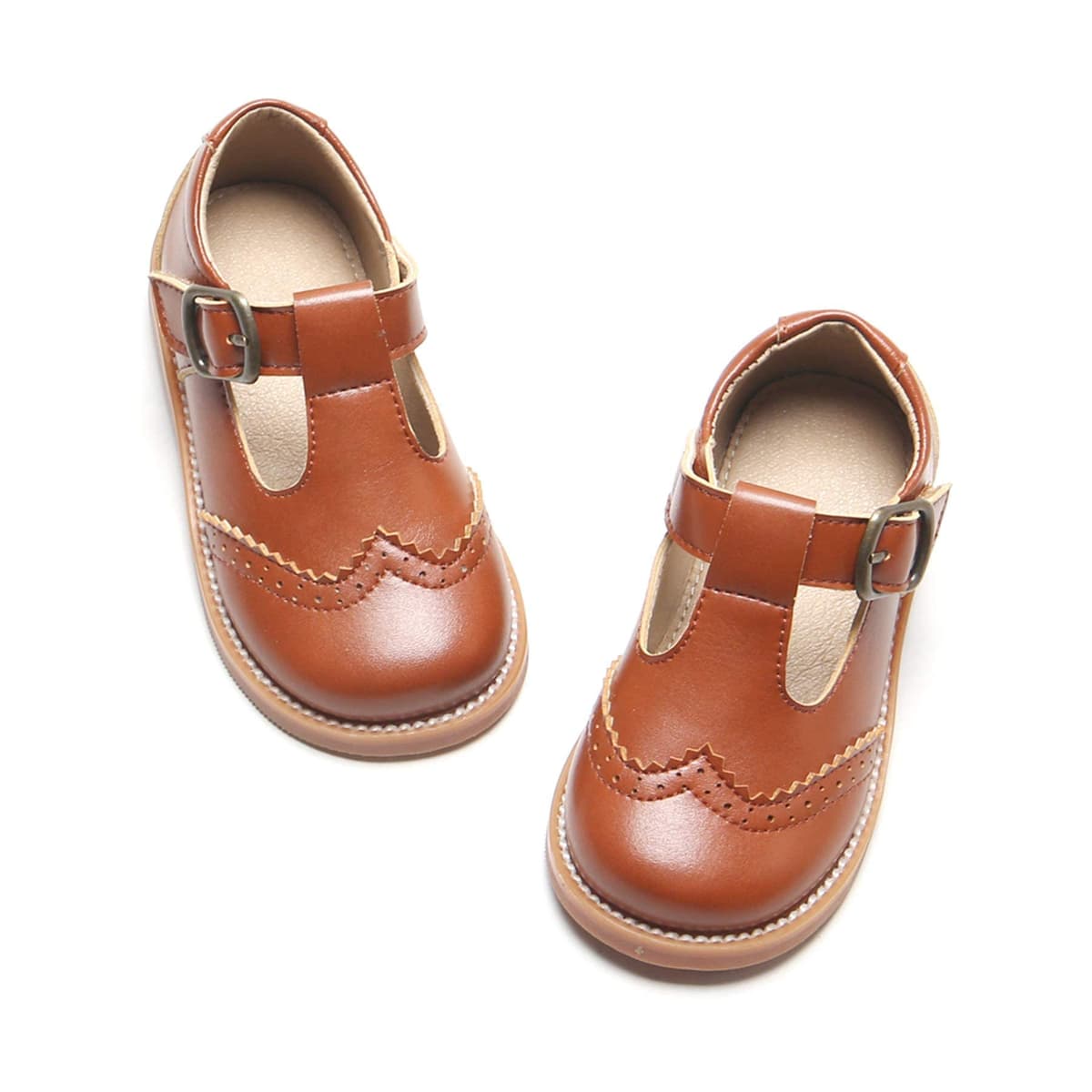 Felix & Flora Toddler Little Girl Mary Jane Dress Shoes - Ballet Flats for Girl Party School Shoes — view 59