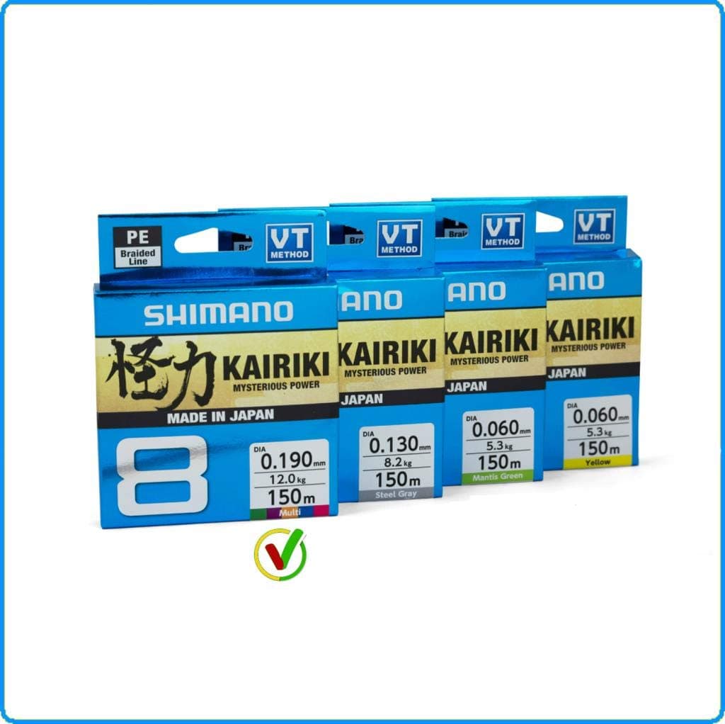 Shimano Kairiki 8, 300 Metros, Multicolor, Hilo de Pesca Trenzado, 59WPLA68R2 — view 3