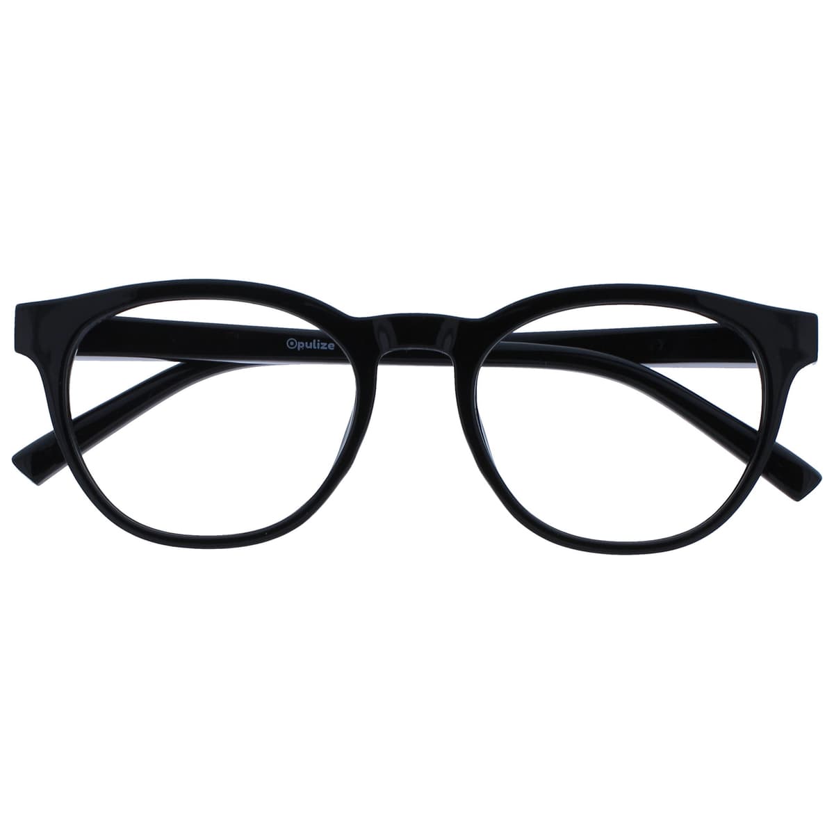 OPULIZE Blu Gafas con Bloqueo de Luz Azul Montura Redonda Azul Bisagras de Muelle Mejoran el Sueño Ordenador Gaming Antirreflejante Hombre Mujer B5-3 +0.00 — view 14