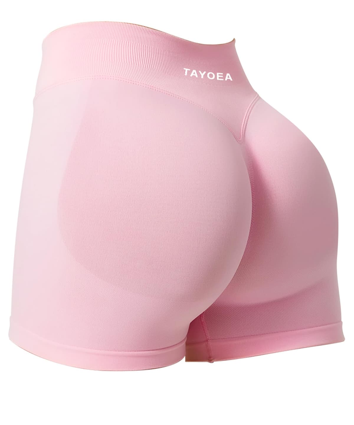 TAYOEA Pantalones Cortos Ciclismo Deportivos para Mujer Mallas Correr Cintura Alta Gimnasio Fitness Yoga Medias Push Up Booty Butt Scrunch Opaco Sin Costuras — view 20