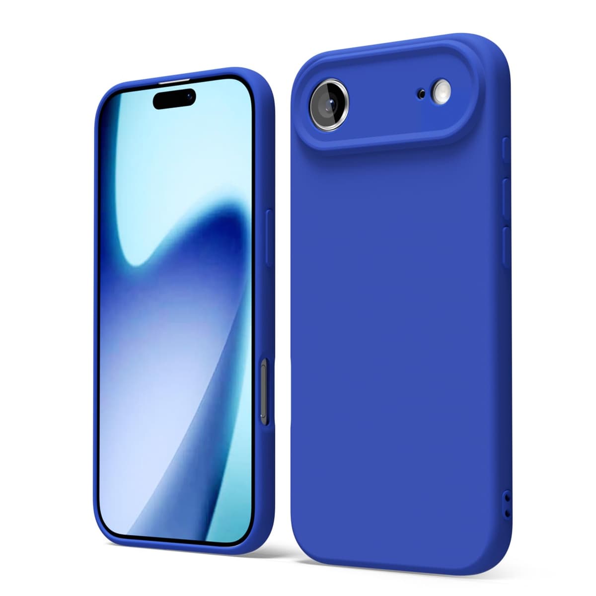 oakxco for iPhone 17 Pro Max Phone Case Liquid Silicone, Cute Thin Slim Grip Soft Rubber Gel for Women Men, Smooth Matte TPU Plain Solid Color Girly Simple Case with Camera Cover, Light Pink — view 1320