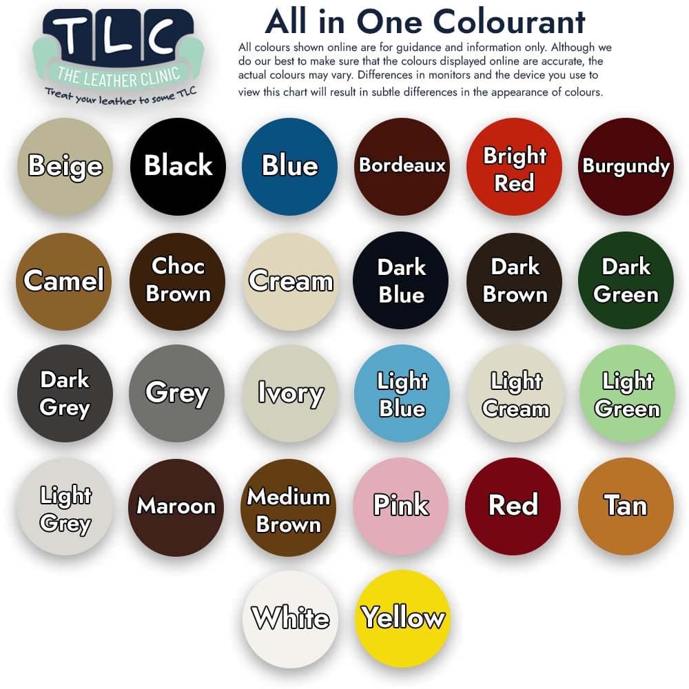 The Leather Clinic All in One Leather Colourant | Self Seal Leather Dye Repair Paint | Recolour Furniture, Sofas, Car Seats (Black, 250ml) — view 2