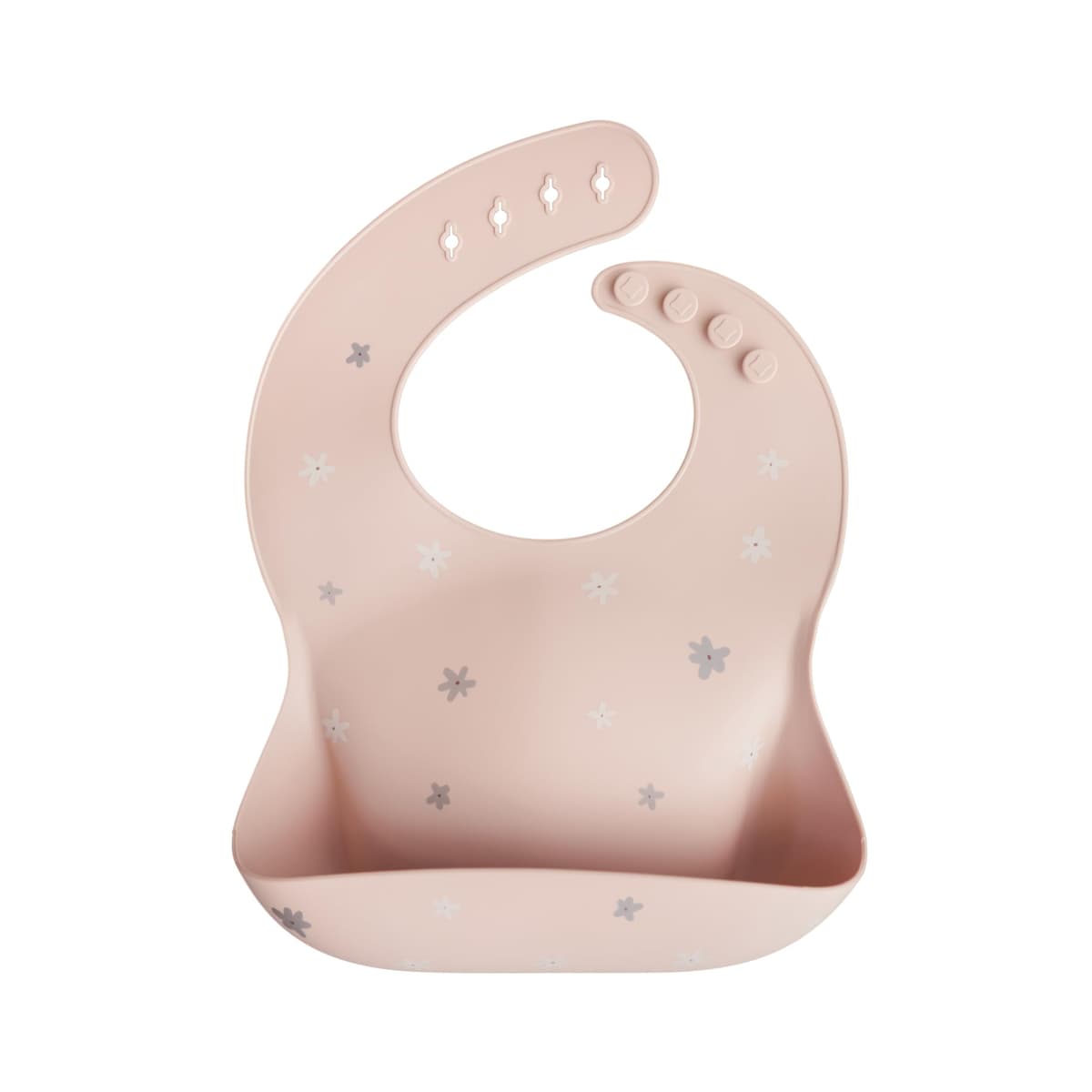 Mushie Baby Silicone Bib | Adjustable Fit Waterproof Bibs | Easy Wipe Baby Feeding Bibs | 4 Adjustable Sizes with Deep Front Pockets | 100% BPA and Phthalate Free — view 37