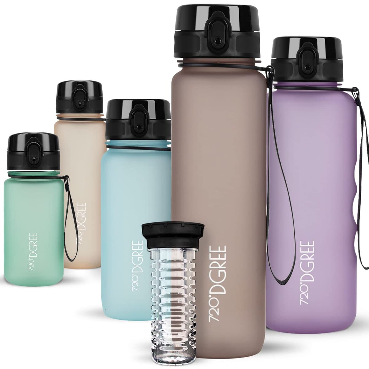 720°DGREE Botella de agua uberBottle – 1,5 litros, 1500ml | Novedosa botella deportiva | Sin BPA | Ideal para niños, fitness, deportes, fútbol, guardería, escuela, pequeños, antigoteo — view 87