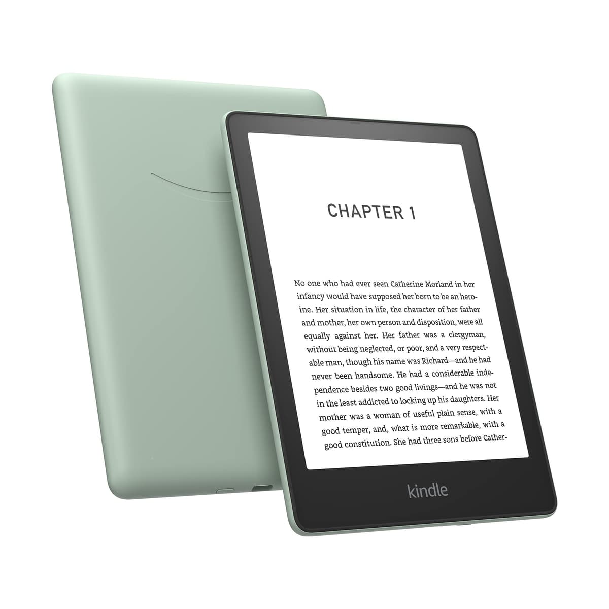 Kindle Paperwhite Signature Edition | 32 GB with a 6.8" display, wireless charging and auto-adjusting front light, without Ads, agave green + Kindle Unlimited — view 2