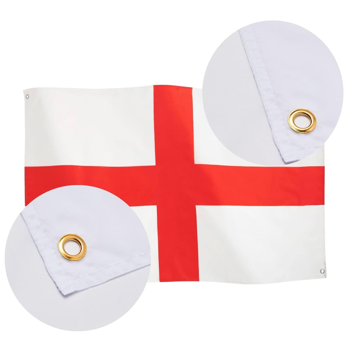 Runesol Bandera De Inglaterra 3x5, 91x152cm, Cruz De San Jorge, Ojal En Cada Esquina, Fútbol Inglés, Banderas Premium, Interior, Exterior, Colores Vivos, Six Nations, Cricket — view 4