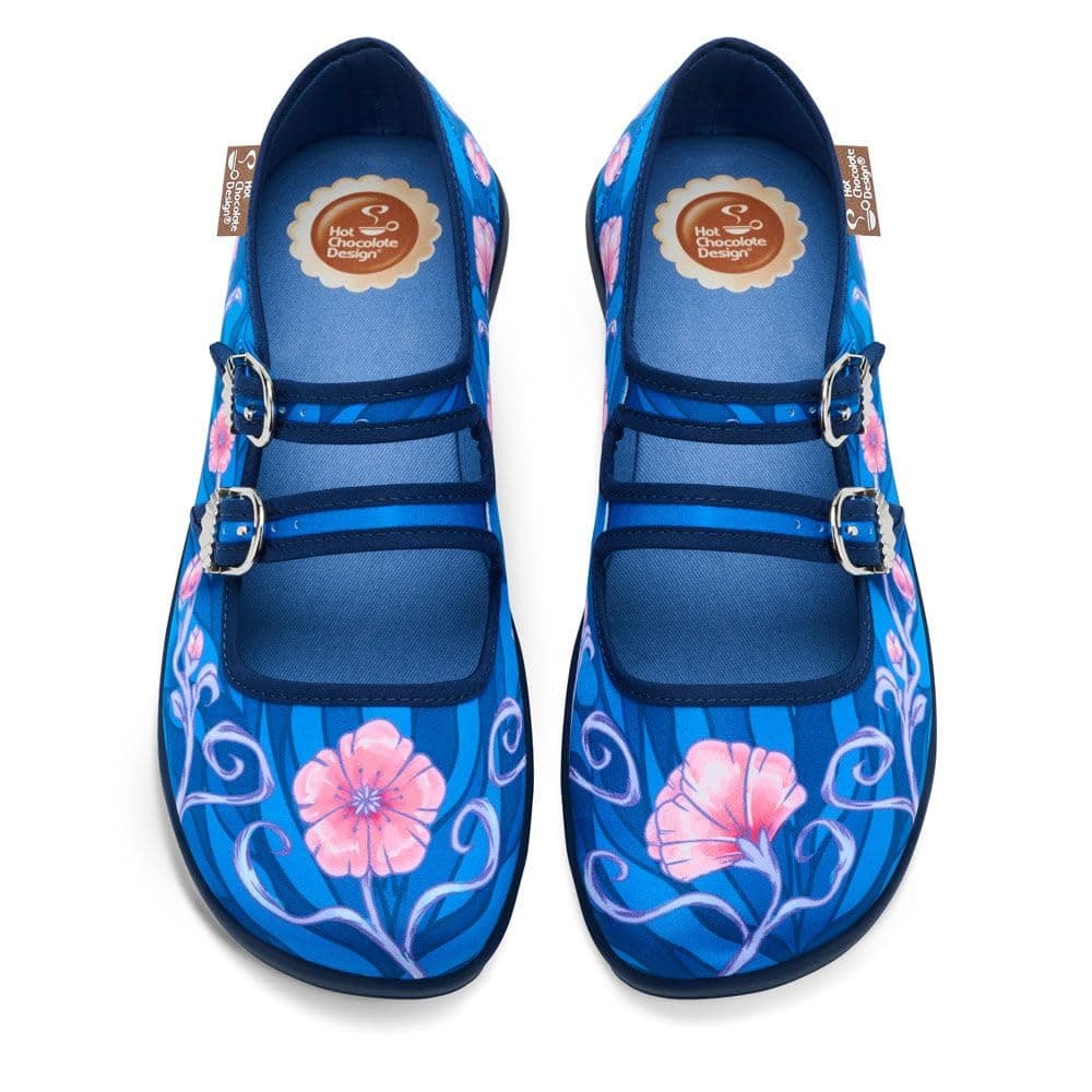 Hot Chocolate Design Chocolaticas Funky Canvas Women's Mary Jane Flat Shoes — view 69