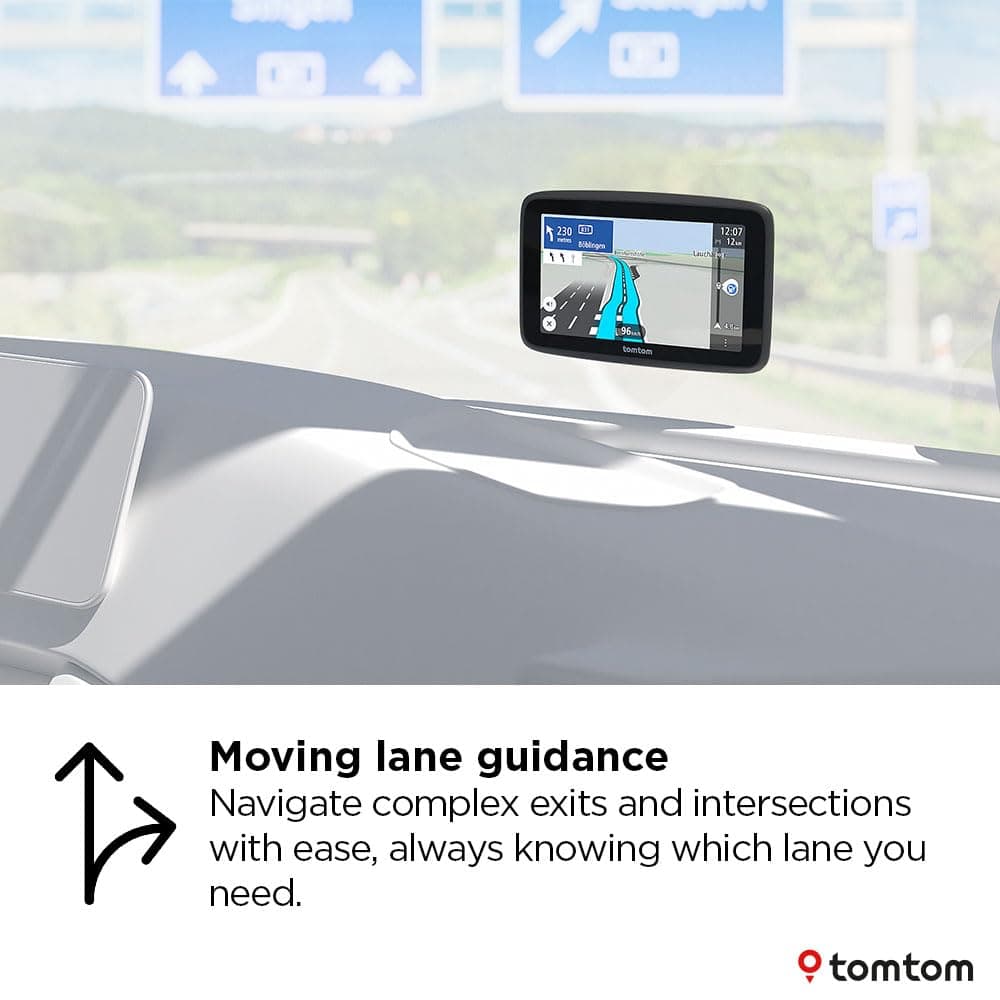 TomTom Truck Sat Nav GO Professional 2nd generation (6" Capacitive Touchscreen with Europe Maps and Real-Time Traffic Information, Designed for Truck, Lorry, Coach, Bus and Large Vehicles) — view 4