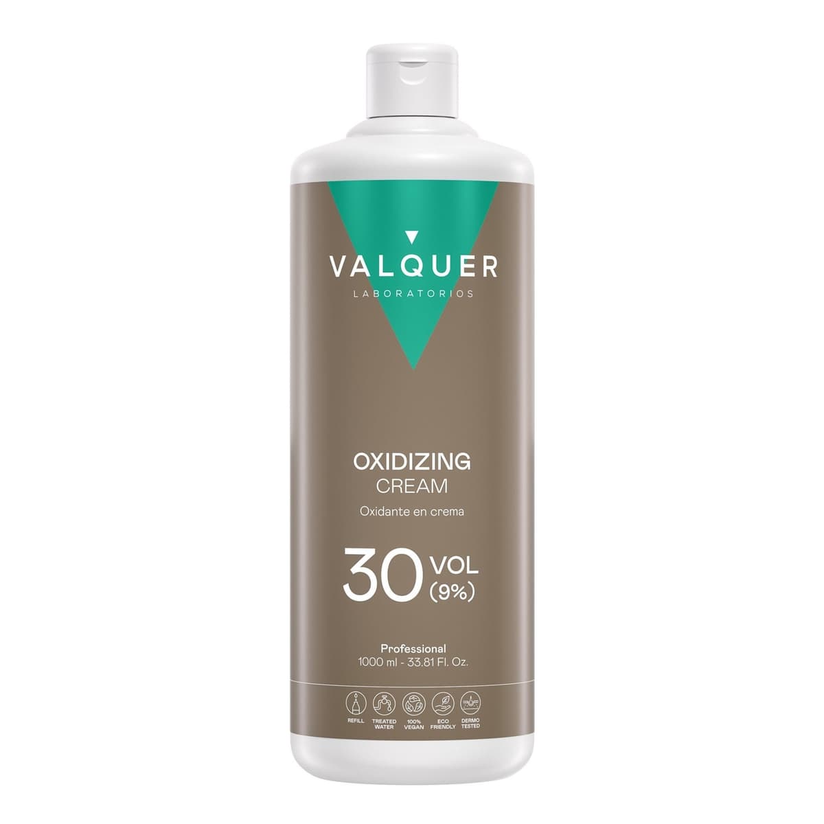 VALQUER Agua Oxigenada en Crema Estabilizada 20 Volúmenes 6% | Oxidante para Coloración Capilar Permanente y Decoloración | Vegano con Ingredientes de Origen Natural | Profesional | 1 L — view 9