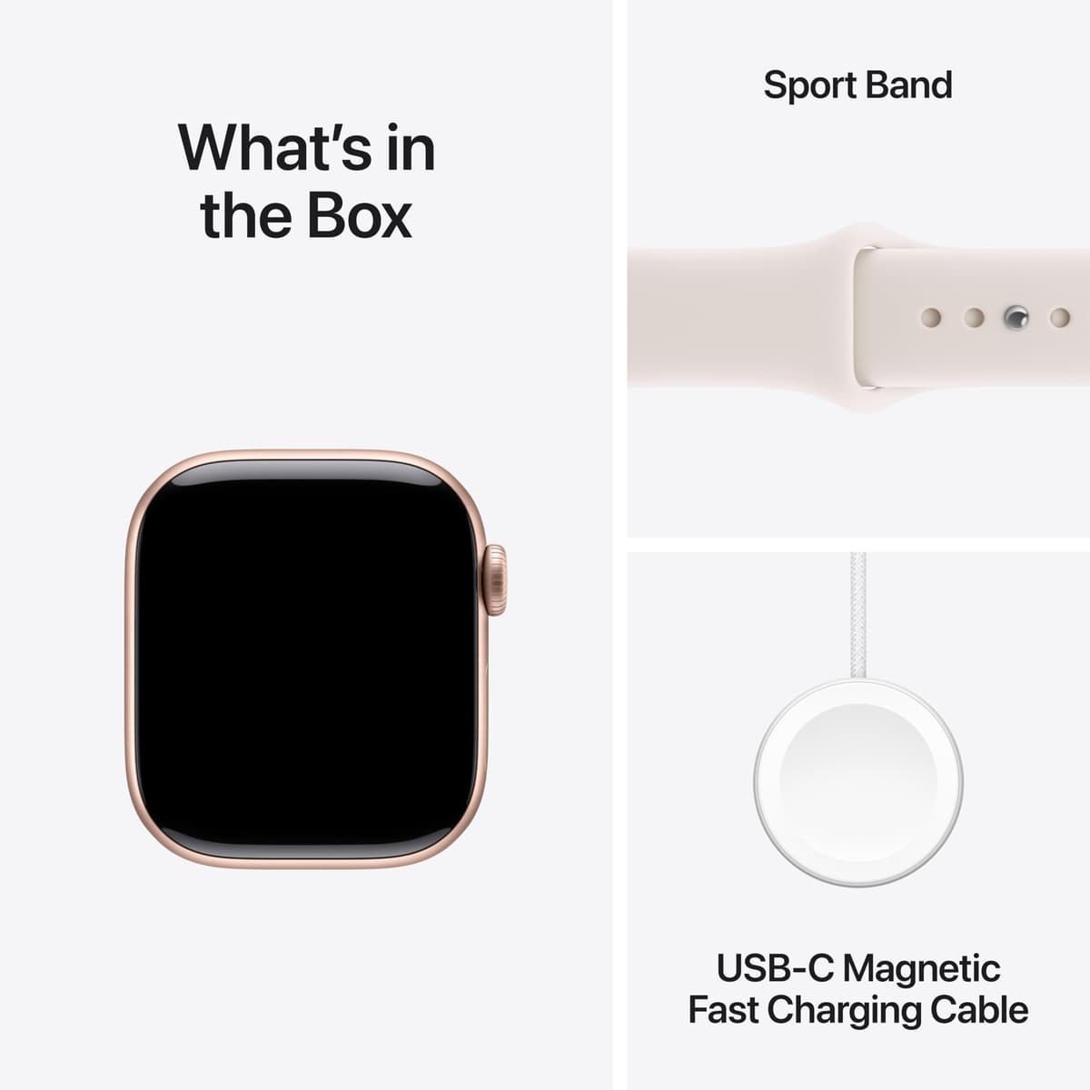 Apple Watch Series 11 GPS 42mm Smartwatch with Rose Gold Aluminium Case with Light Blush Sport Band S/M. Sleep Score, Fitness Tracker, Health Monitoring, Always-On Display, Water Resistant — view 6