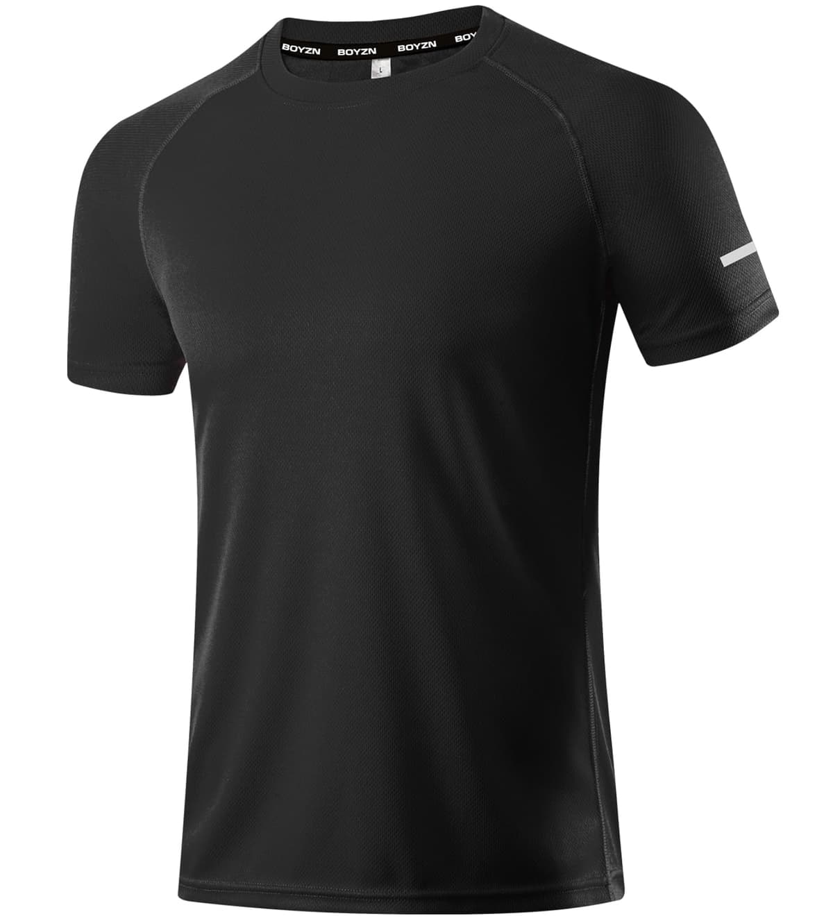 Boyzn 1, 3, 5 or 7 Pack Men's Workout Running Shirts, Dry Fit Moisture Wicking T-Shirt, Gym Athletic Short Sleeve Tee Shirts — view 10