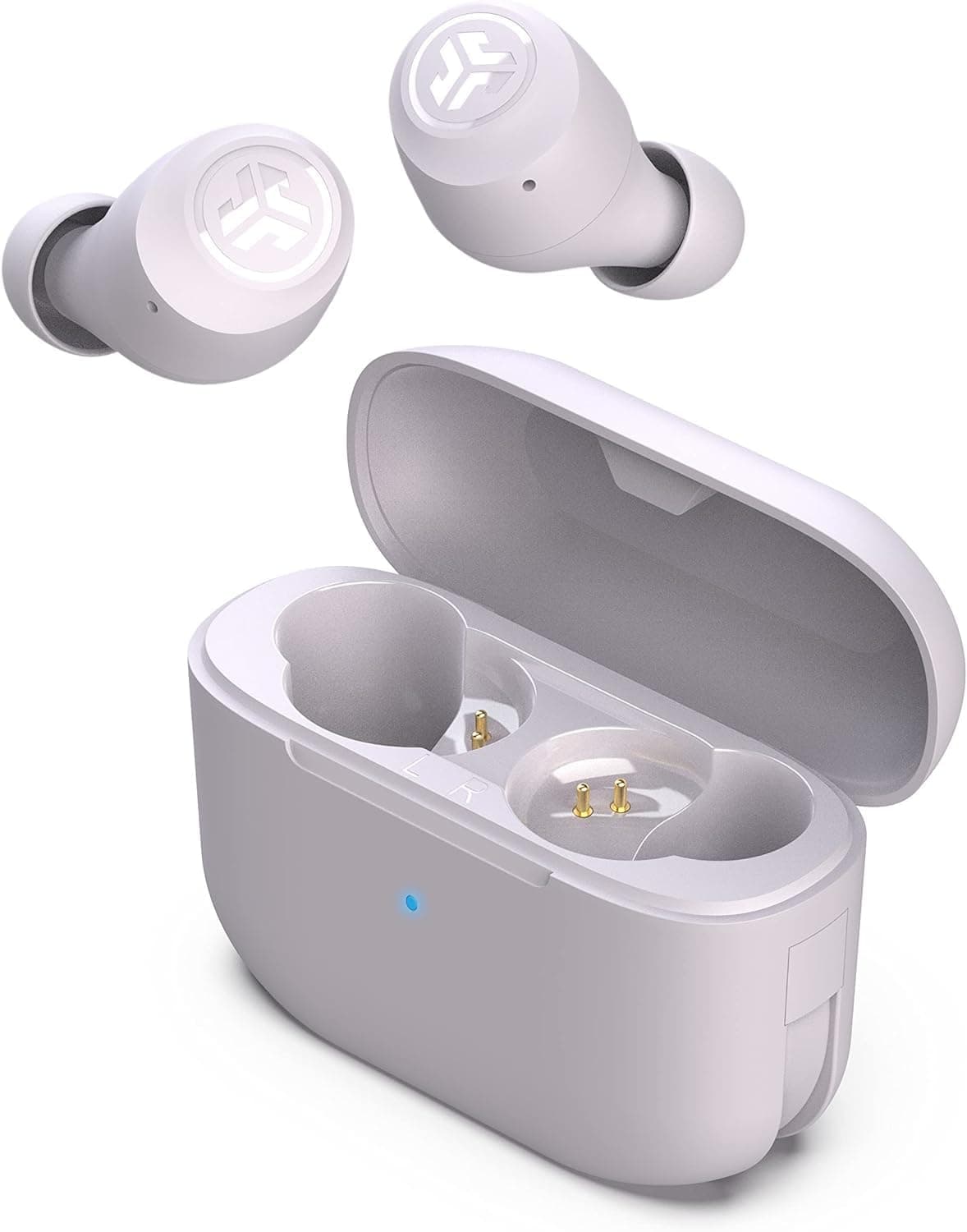 JLab Go Air Pop+ Auriculares Inalambricos Bluetooth, Wireless Earbuds 35+ Horas Rendimiento con Caja de Carga - Audifonos Bluetooth Inalambricos con Micrófono, Dual Connect, App, Negro Medianoche — view 12