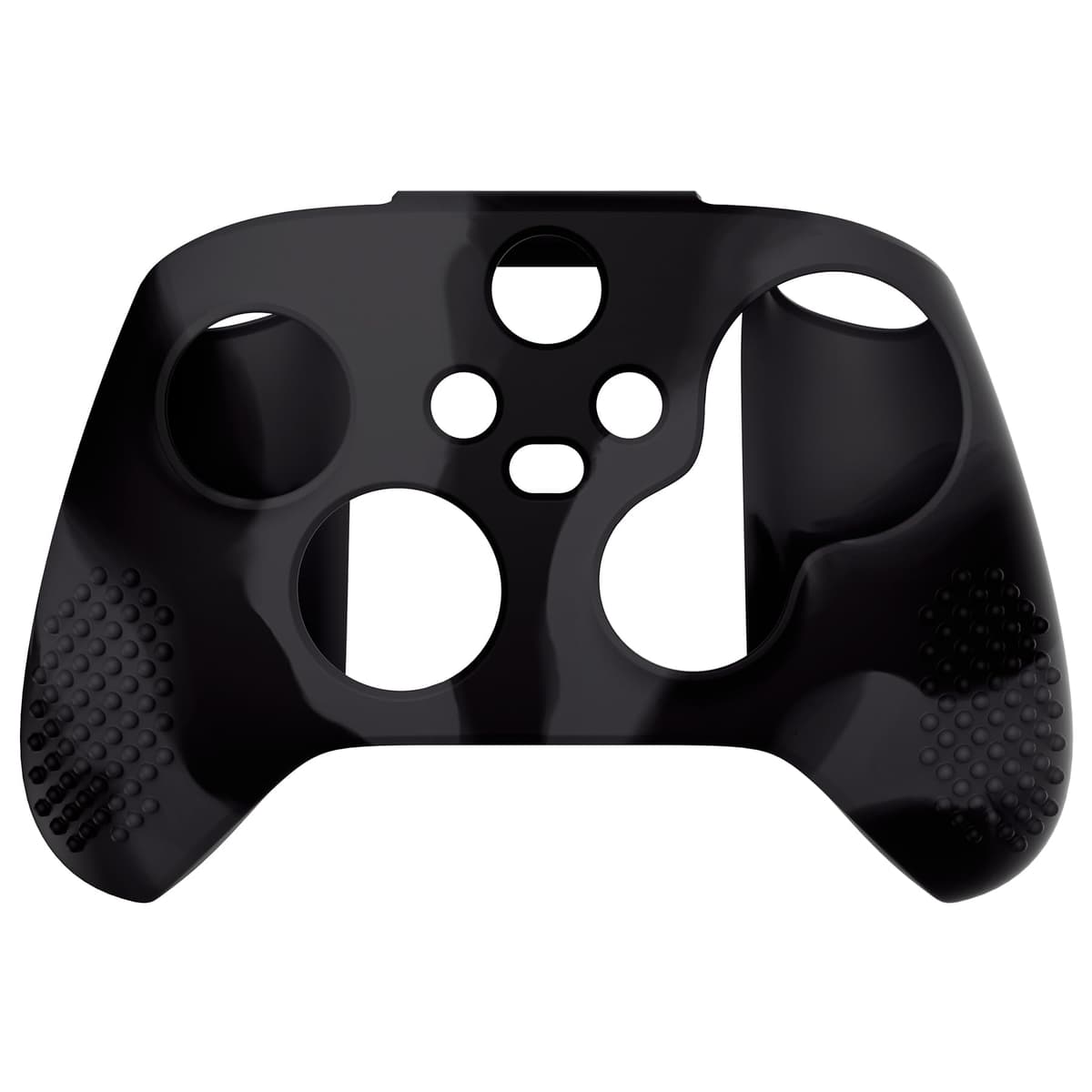 eXtremeRate PlayVital Funda de Silicona para Xbox Series X/S, Carcasa Antideslizante con 6 Thumb Grips, Protector Ergonómico, Accesorios para Xbox Series X/S - 3D Tachonado (Oscuro Gris Negro) — view 9