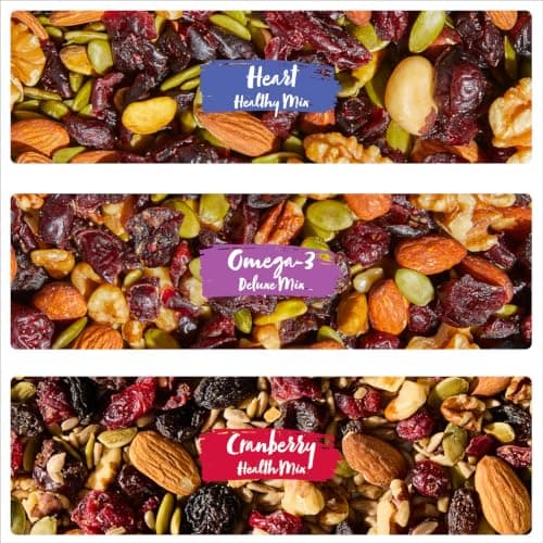 Nature's Garden Healthy Trail Mix Snack Packs – Mixed Nuts, Heart Healthy Nuts, Omega-3 Rich, Cranberries, Pumpkin Seeds, Perfect For The Entire Family – 816g Bag (24 Individual Servings) — view 4