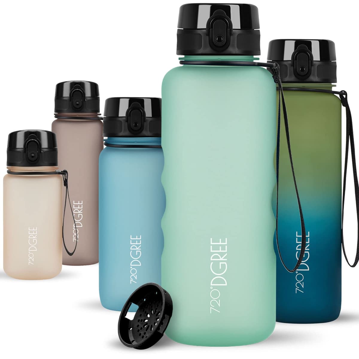 720°DGREE Botella de agua uberBottle – 1,5 litros, 1500ml | Novedosa botella deportiva | Sin BPA | Ideal para niños, fitness, deportes, fútbol, guardería, escuela, pequeños, antigoteo — view 29
