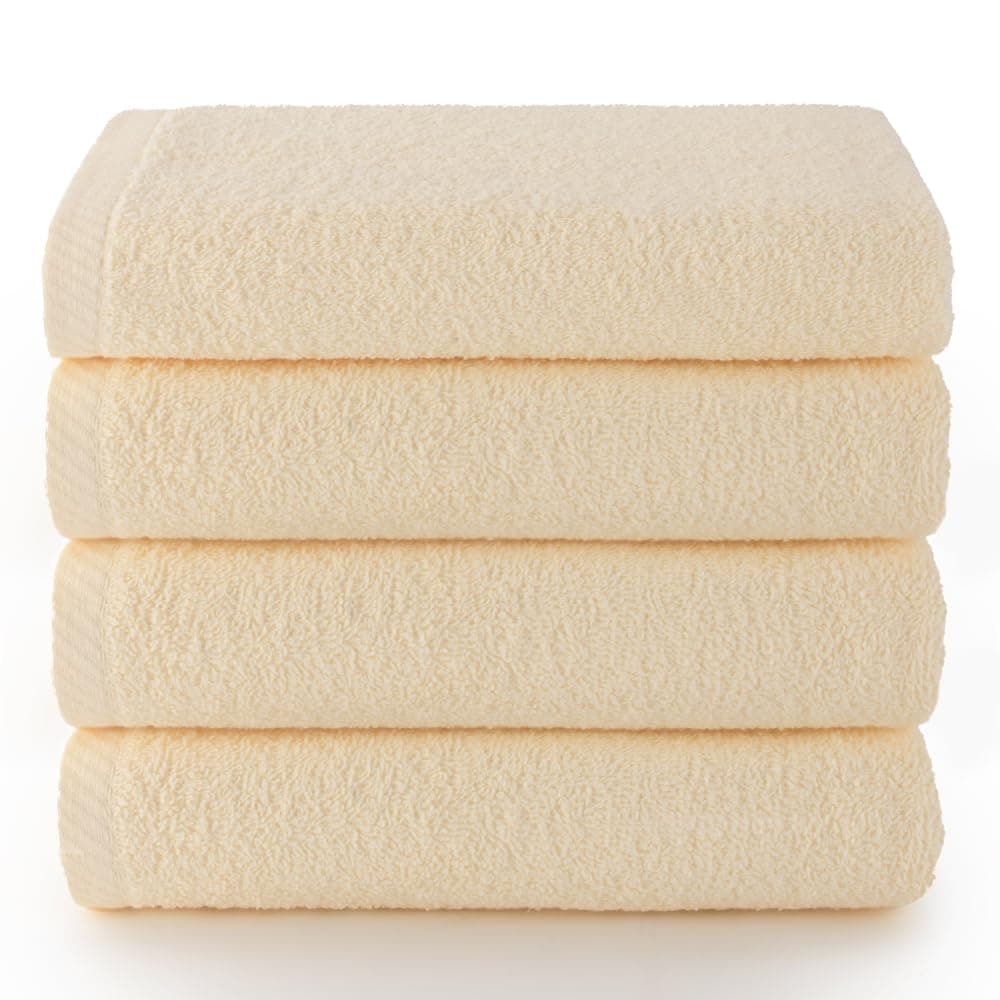 Top Towel – Toallas Cara/Bidé (4 Piezas): Toallas Baño Suaves y Absorbentes – Algodón 100%, 400 g/m², Sin Pelusa — view 81