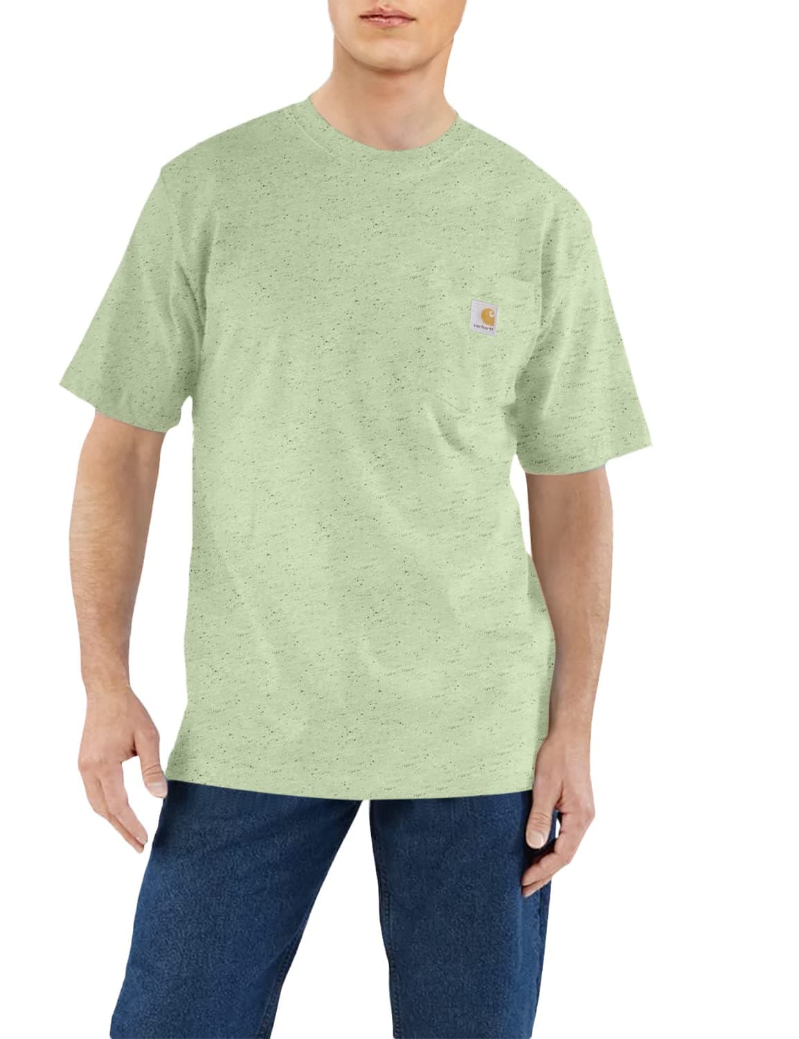 Carhartt Mens Loose Fit Heavyweight Short-Sleeve Pocket T-Shirt (Also Available in Big & Tall) CloseoutWork Utility T-Shirt — view 47
