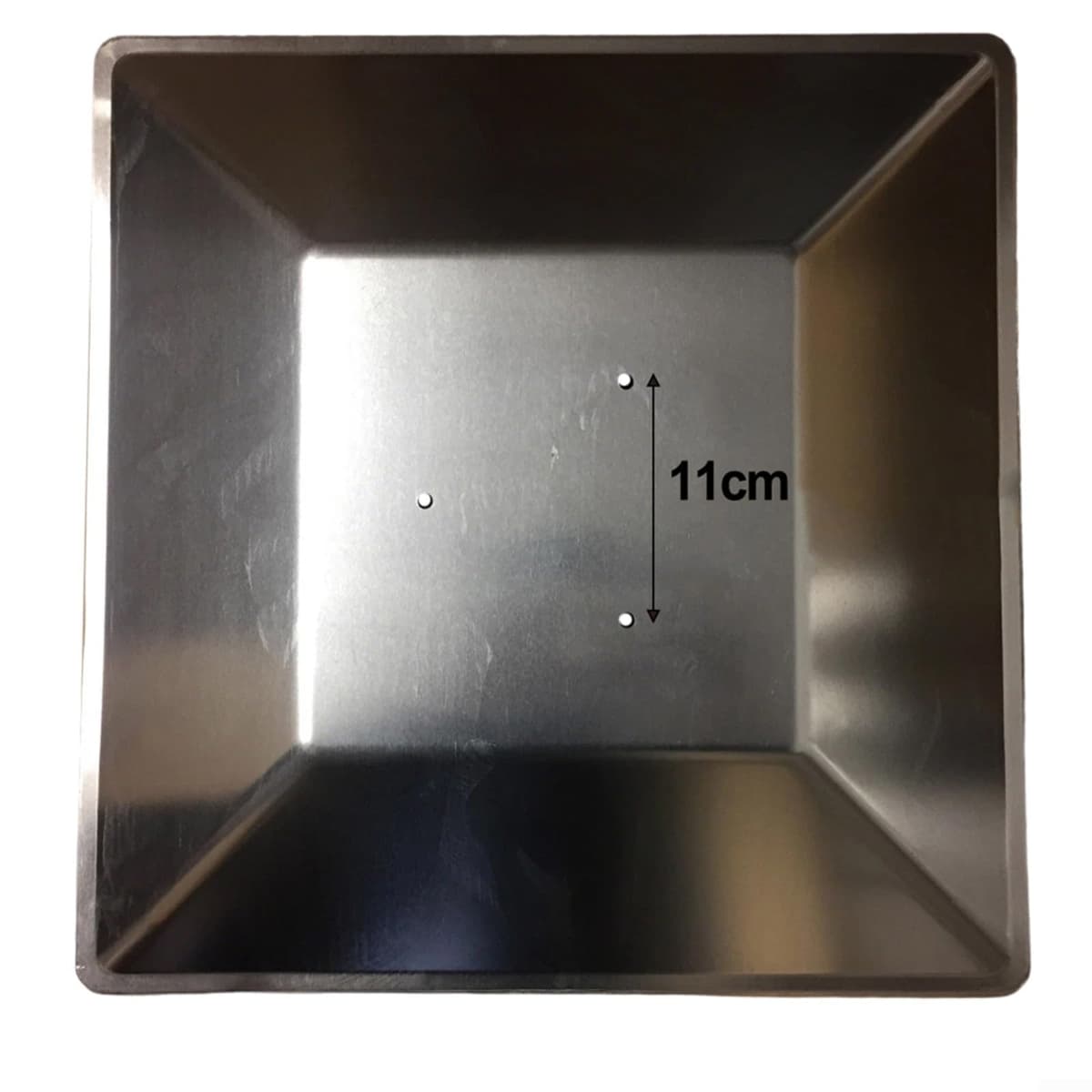 Aluminum Square Reflector Flame Shield For Pyramid Patio Heaters Enhanced Heat Distribution Fits 7 cm or 11 cm Hole Distance Replacement Shield Weather Resistant For Outdoor Use Silver 1 Piece(11cm) — view 2