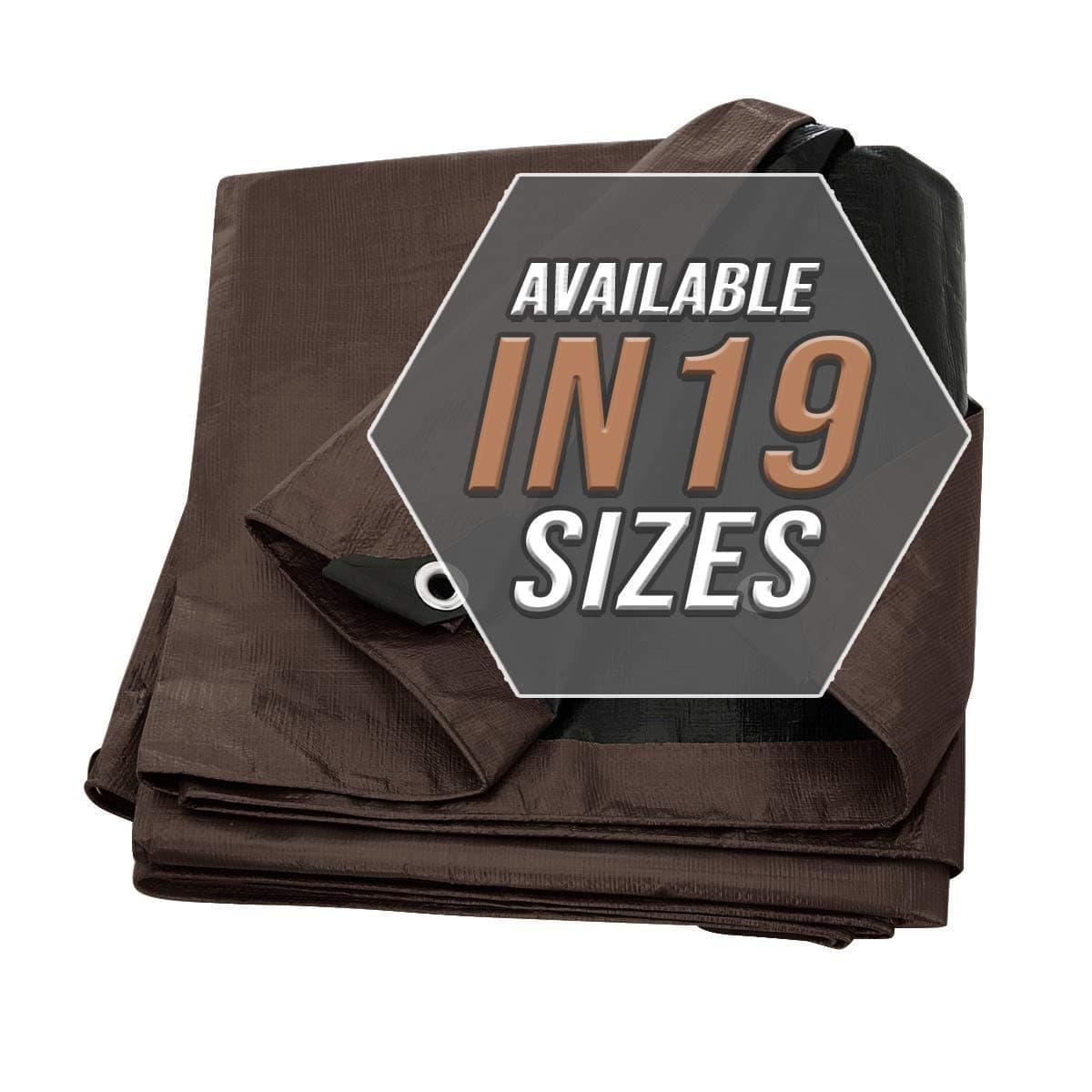 Large Waterproof Tarp- Heavy Duty Thick Poly Tarpaulin Ideal for Canopy Tents, Boats, RV or Pool Covers- Multipurpose Protective Tarps with Grommets for Indoor and Outdoor Use — view 21