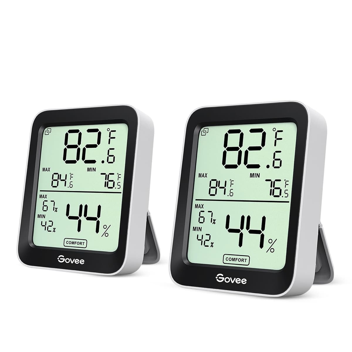 Govee Room Thermometer Hygrometer, Bluetooth Digital Indoor Humidity Meter with Smart Alert and Data Storage, Temperature Monitor for Baby Greenhouse — view 9