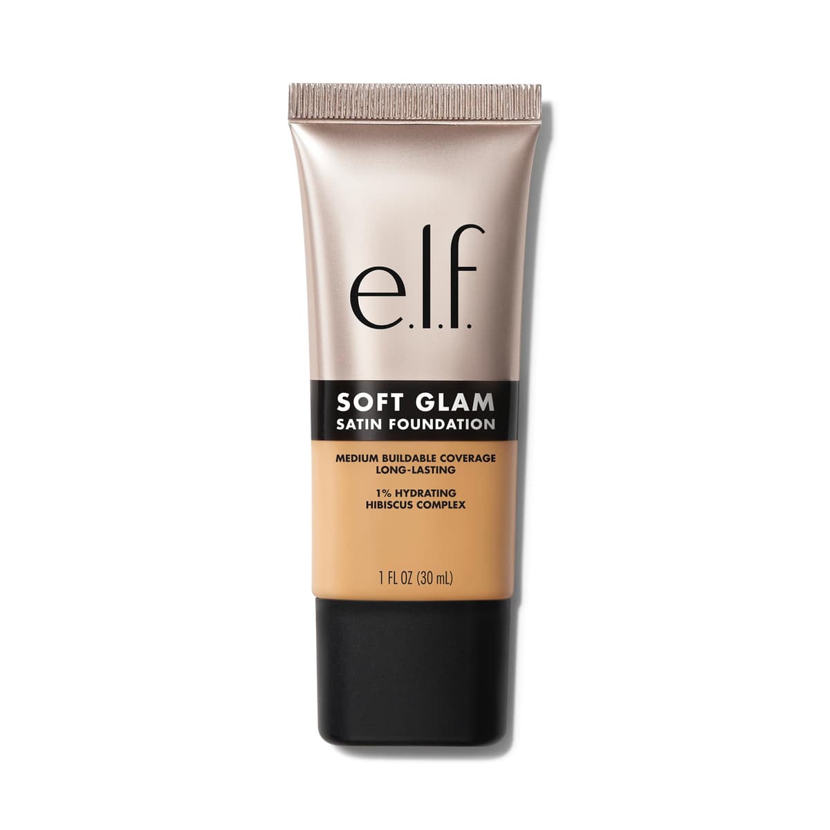e.l.f. Soft Glam Foundation, Medium Coverage, Long-Lasting & Buildable Foundation For A Smooth, Satin Finish, Vegan & Cruelty-Free, 30 Medium Warm — view 3