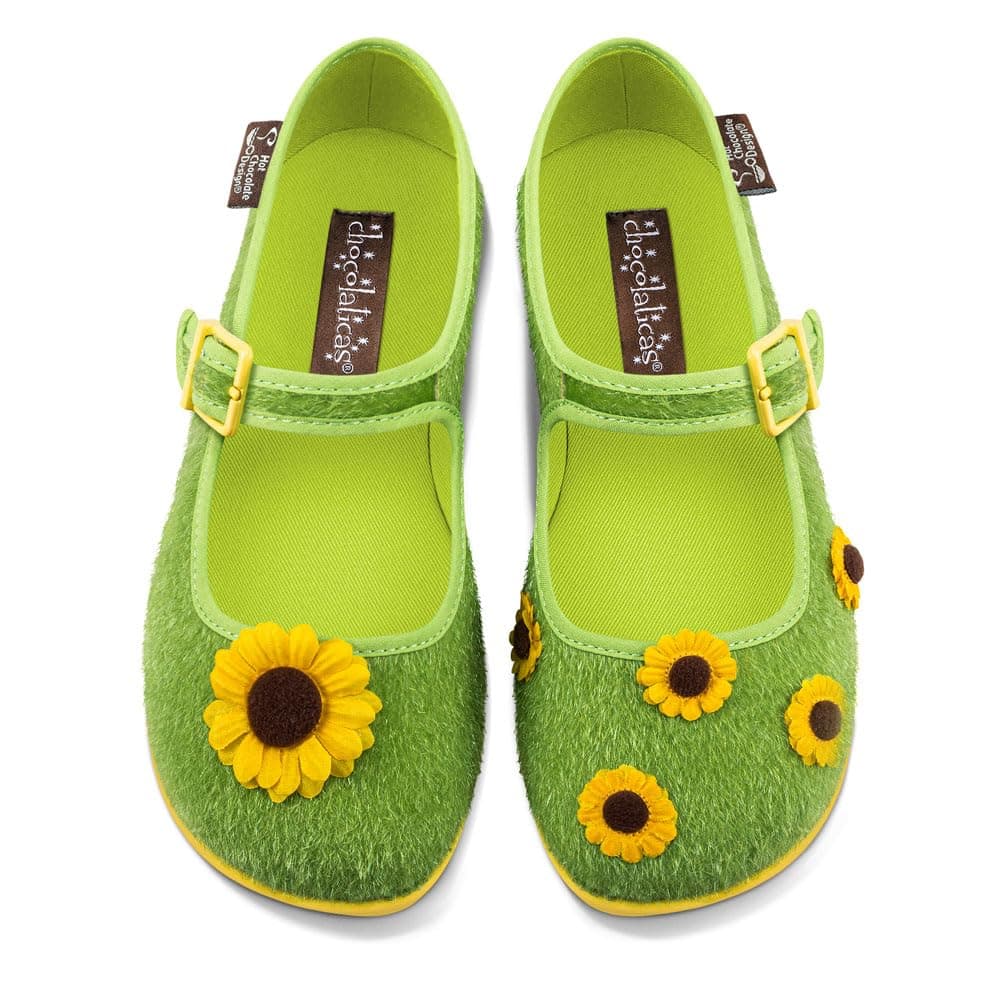 Hot Chocolate Design Chocolaticas Funky Canvas Women's Mary Jane Flat Shoes — view 82